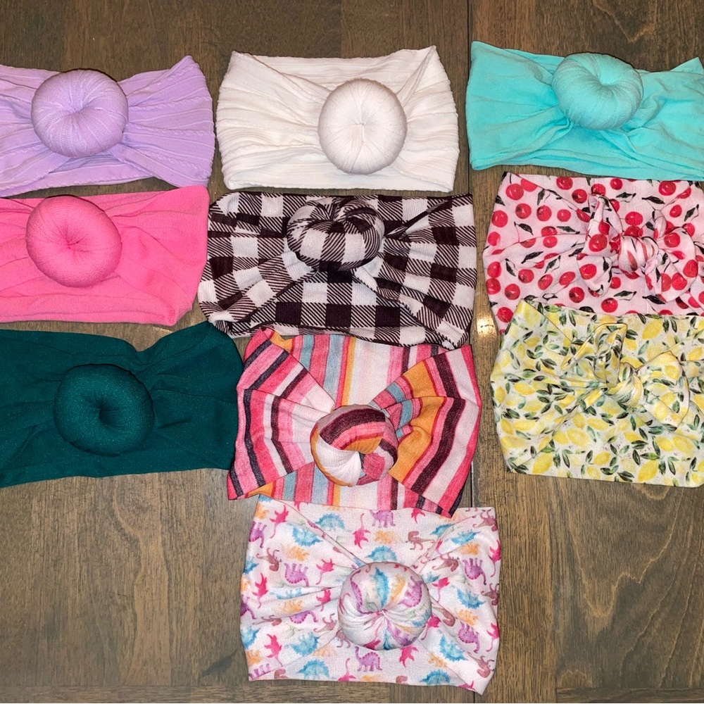 Pipsqueak boutique top knot head bands